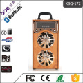 Fabrik Electroplating Lautsprecher Abdeckung &amp; Panel aus Holz Wireless Bluetooth Lautsprecher Unterstützung FM LED Shinning TF / SD-Karte Musik spielen